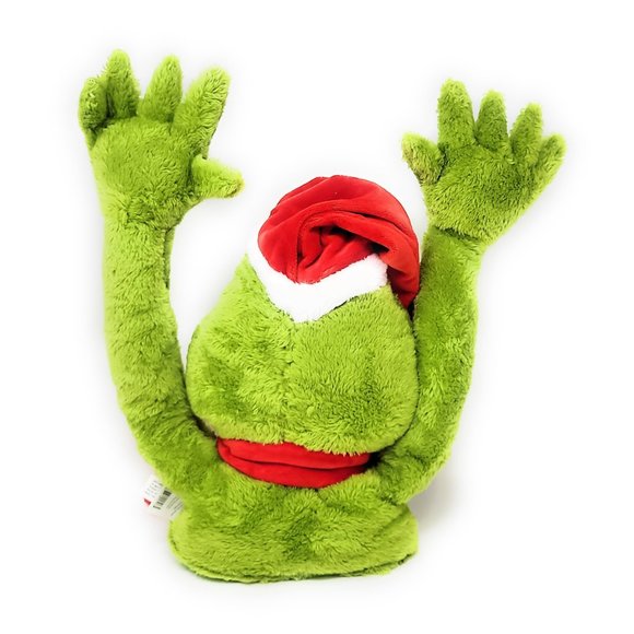 Dr. Seuss Grinch Who Stole Christmas Plush Positionable Tree Topper - Picture 4 of 5